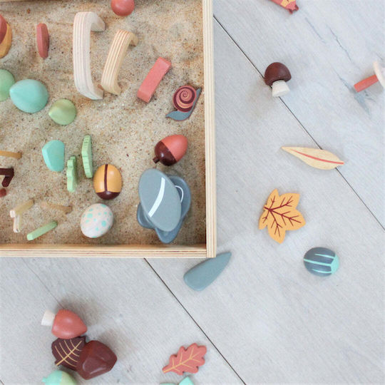 Tender Leaf Toys Αντικείμενα του Δάσους Educational Game Knowledge made of Wood for 3+ years Years Old