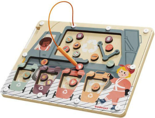 Top Bright Διαλογή Απορριμμάτων Educational Game Knowledge made of Wood for 3+ years Years Old