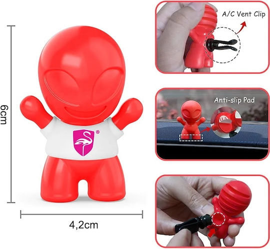 Flamingo Αρωματικό Αεραγωγού Αυτοκινήτου Baby Mars Strawberry