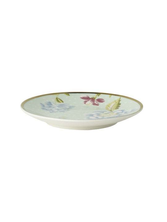 Laura Ashley Plate Shallow made of Porcelain Mint with Diameter 12cm