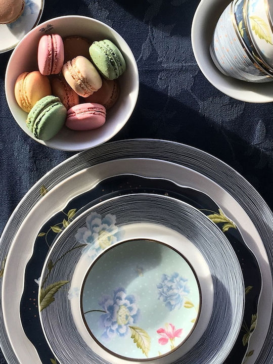 Laura Ashley Plate Shallow made of Porcelain Mint with Diameter 12cm