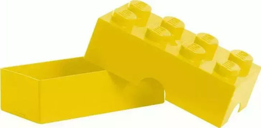 LEGO Children's Storage Box made of Plastic 8-Stud Yellow 50x25x17cm 1pcs