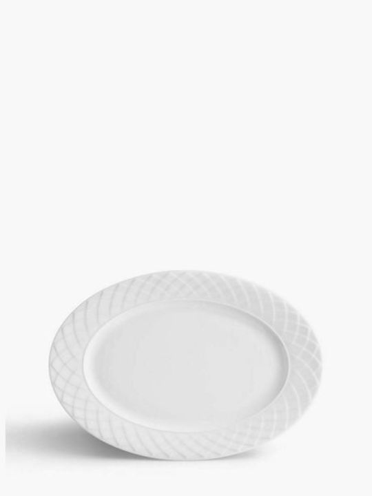 Ionia Oval Platter Itea 25cm Serving Platter Oval made of Porcelain White Ionia Oval Platter Itea 25cm Serving Platter Oval made of Porcelain White