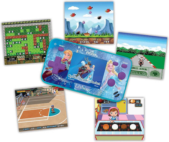 Lexibook Frozen Cyber Arcade Elektronische Kinder-Videospiel Konsole Handheld