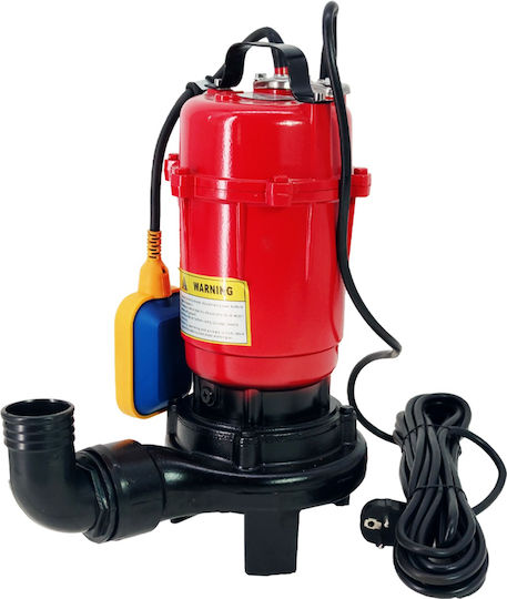 Pompa apă murdară WC groapă drenaj cu tocător, plutitor DDT WQCD-2-3.0 3000W + furtun de incendiu 20 metri 2 inch, max 20m³/h