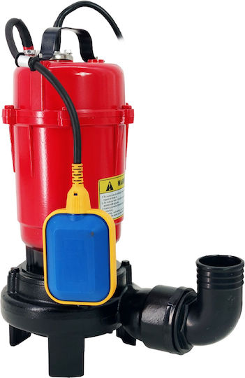 Pompa apă murdară WC groapă drenaj cu tocător, plutitor DDT WQCD-2-3.0 3000W + furtun de incendiu 20 metri 2 inch, max 20m³/h