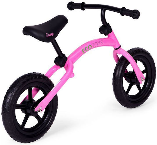 Ecotoys Bicicletă de Echilibru pentru Copii Roz