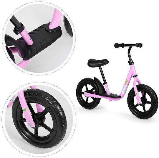 Ecotoys Bicicletă de Echilibru pentru Copii Roz