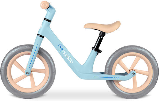 Nukido Bicicletă de Echilibru pentru Copii Albastru deschis