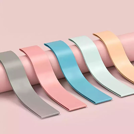 Yoga Pilates Widerstandsband-Set 5 verschiedene Widerstandsstufen