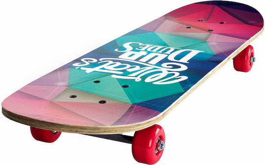 Action One Skateboard Complet Penny What's Up Dudes 70 X 20 Cm Imprimare Dublă Multicoloră