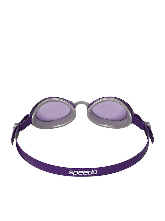 Speedo Swimming Goggles Adults with Anti-fog Lenses Purple