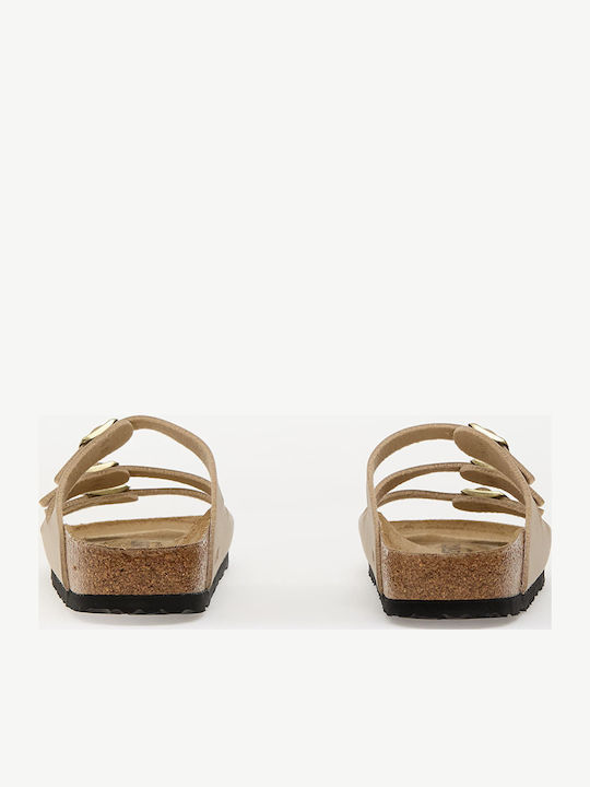 Florida Γυναικεία Σανδάλια Μπεζ Narrow Fit