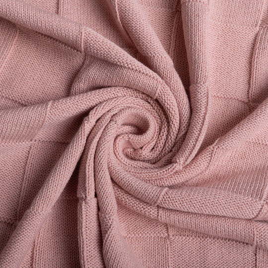 Matex Pătură Pepinieră Swaddling pături 100% bumbac Roz 80x100cm