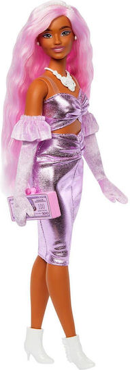 Barbie Deluxe Fashionistas Pink Hair Doll for 3+ years+ Years