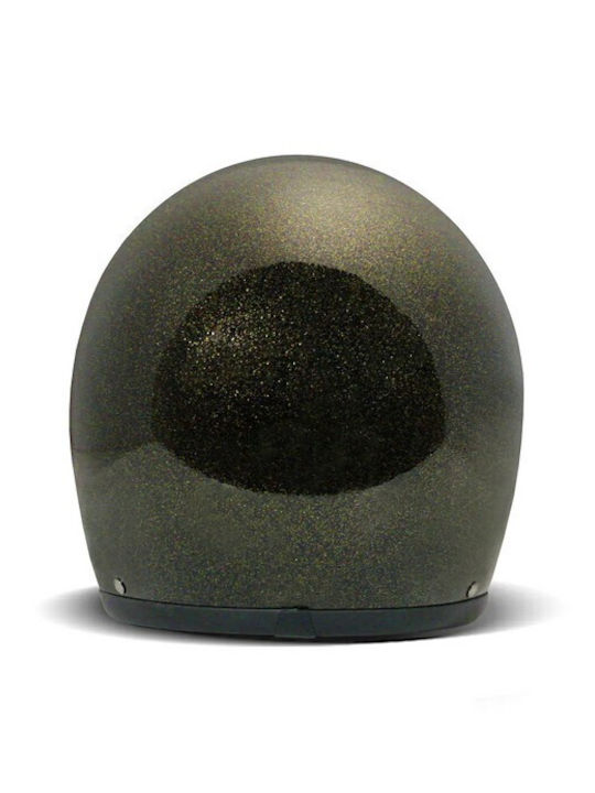 DMD Retro Glitter Bronze Мотоциклетна каска Джет ECE 22.06