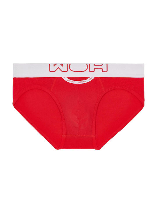 Herren Slips Red mit Mustern 1Packung