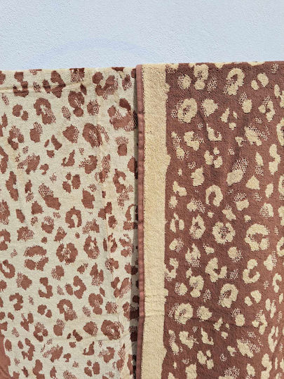 Noidinotte Beach Towel Cotton Beige 90x170cm.