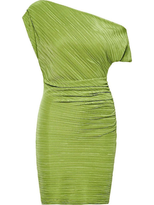 Sommer Mini Abendkleid Lime