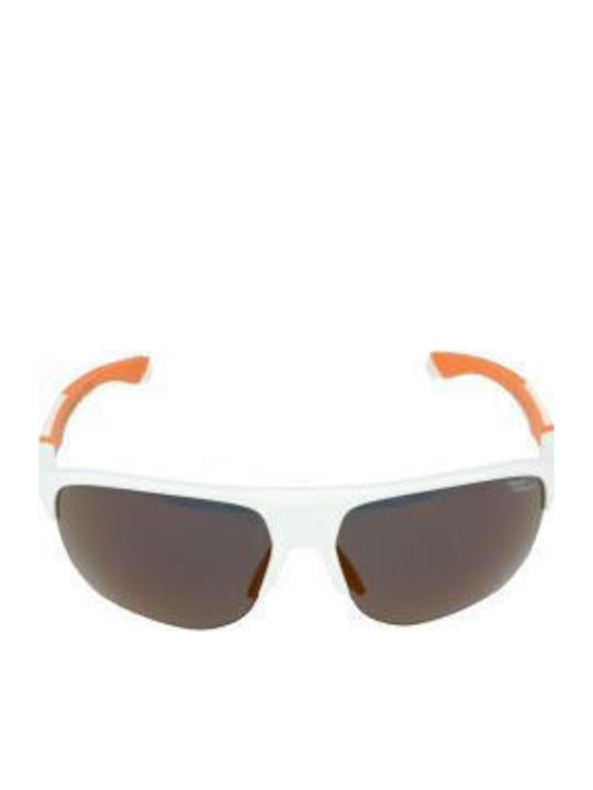 Polaroid Unisex Sunglasses with White Plastic Frame PLD7059/S 6HT/BG