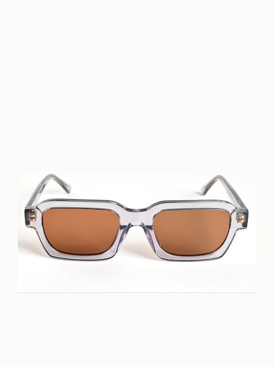 The Glass of Brixton Unisex Γυαλιά Ηλίου με Γκρι Κοκκάλινο Σκελετό BS265 07