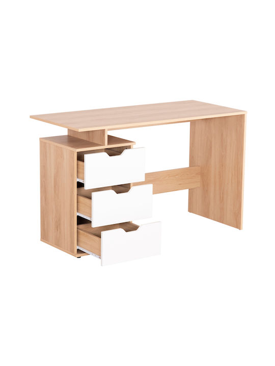 Desk Colt Wooden White-sonama 120x53x75cm