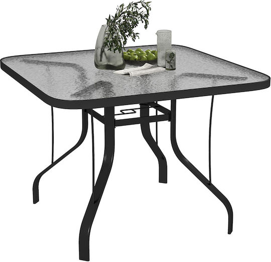 Tisch Stabil Black 96.5x96.5cm