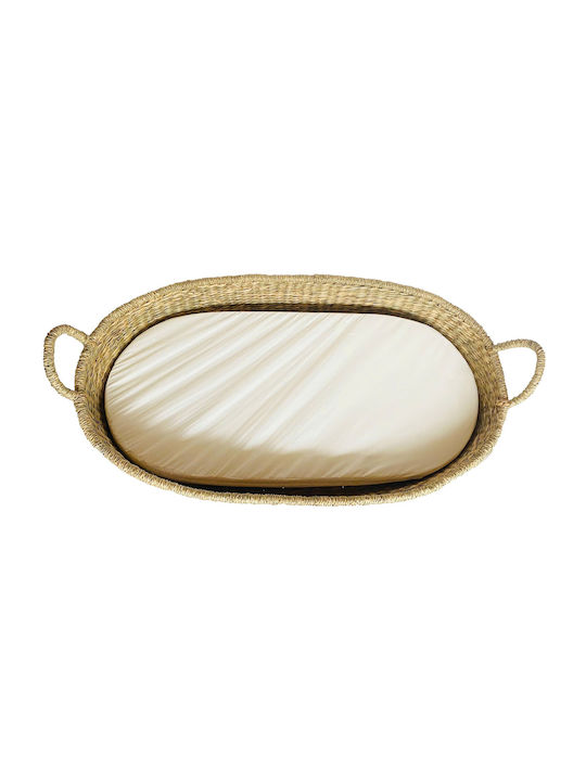 Polihome Weave Ψάθινη Καλαθούνα Μπεζ