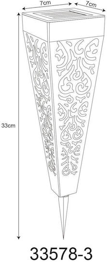 Globo Lighting Ηλιακό Φωτιστικό με Θερμό Λευκό Φως 3000K