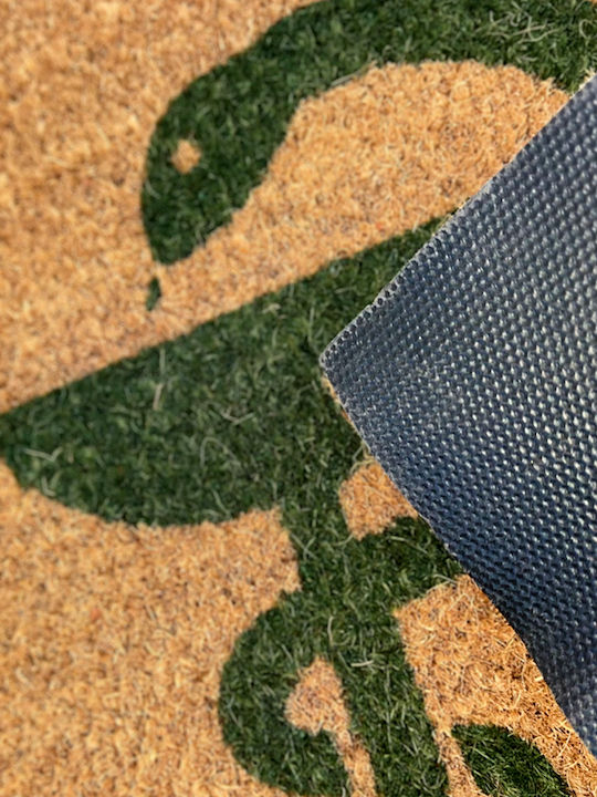 Entrance Mat made of Coir with Anti-slip Backing 45x75cm