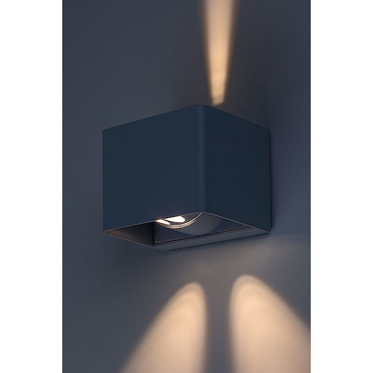 Rabalux Επιτοίχιο Εξωτερικό Φωτιστικό LED IP54 10W με Θερμό Λευκό Φως