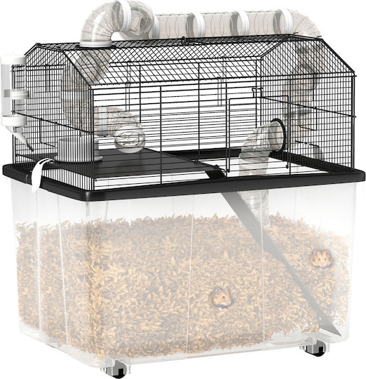 Pawhut Rodent Cage 58x43x57cm