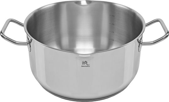 Shiori Steel Series Pro 316 Stainless Steel Stockpot 5.5L / 24cm