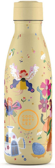 Cool Bottles Παιδικό Παγούρι Ανοξείδωτο με Καλαμάκι Magical Fairies 350ml (Διάφορα Σχέδια/Χρώματα)