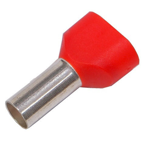 Isolierhülse Ende 2x10-14 100 Stück Rot Erko