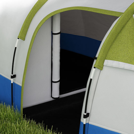 Outsunny Camping Tent Tunnel Green with Double Cloth 3 Seasons for 3 People 420x200x150cm