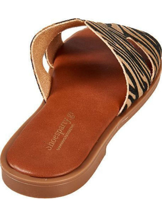 Women's Flat Sandals Zebra/Beige