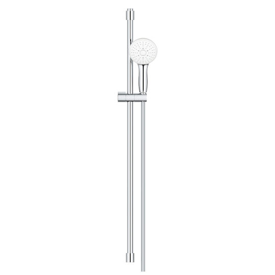 Grohe Tempesta 110 Βέργα Ντουζ με Τηλέφωνο και Σπιράλ και Διακόπτη Παύσης Ροής