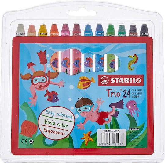 Stabilo Oil Pastels Oil Pastels 24colours 2624/00