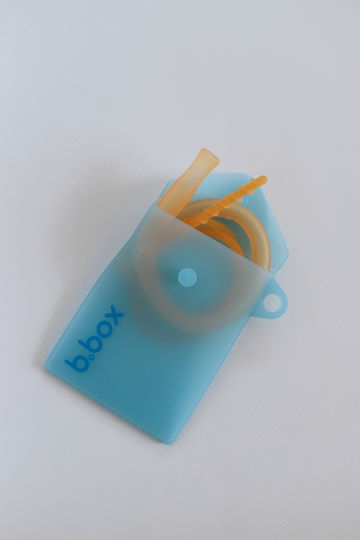 B.Box Straws Silicone Multicolored with Brush 2pcs