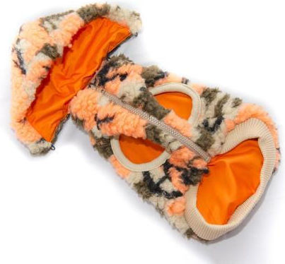 Pet Camelot Кучешки палта Худи Orange с дължина на гръбчето 15 см.