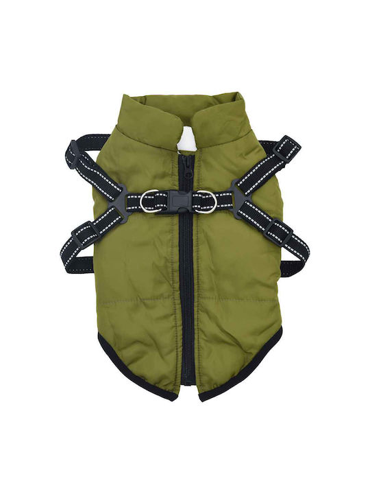 vidaXL Green Dog Coat