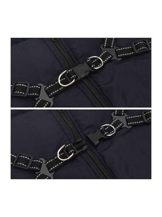 vidaXL Black Dog Coat