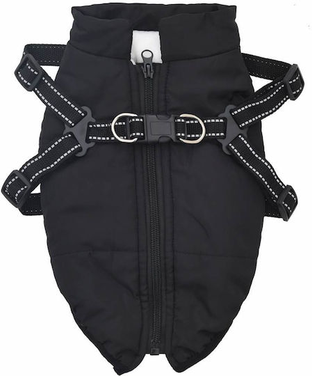vidaXL Black Dog Coat