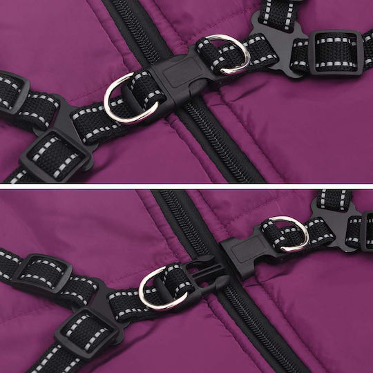 vidaXL Purple Dog Coat