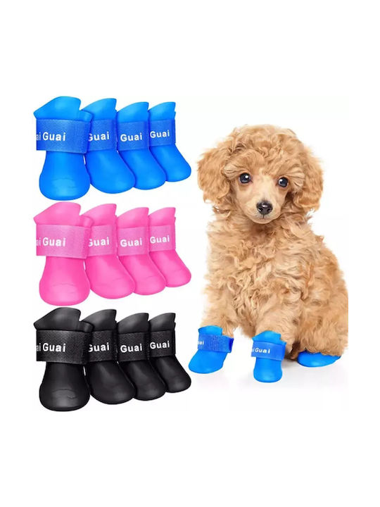 Value Shoes Dog Medium Blue 5x4cm in Blue Color