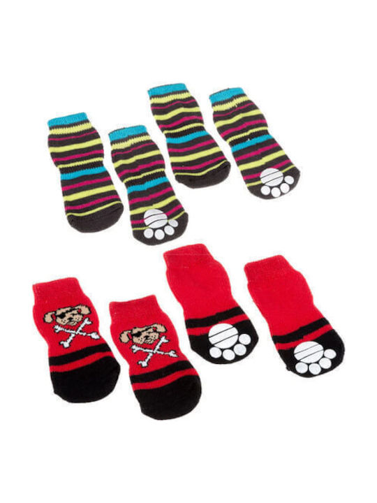 Ferplast Socks Antislip Large Κάλτσες Σκύλου Πολύχρωμα 4τμχ