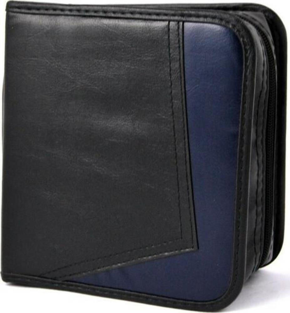 Autoline Husă Portabilă CD & DVD 10034 Onyx Line Negru/Albastru 52