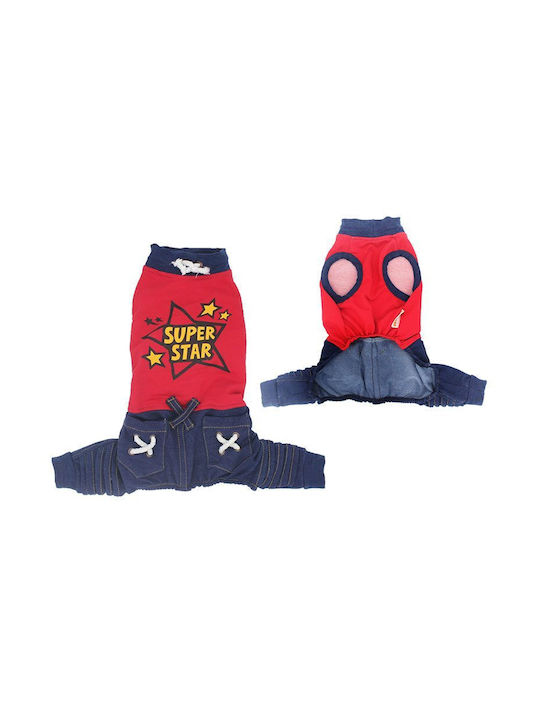 Glee Jumpsuit Full Body Dog Clothing in Blue Color Small 24x24cmx24cmcm 21923S