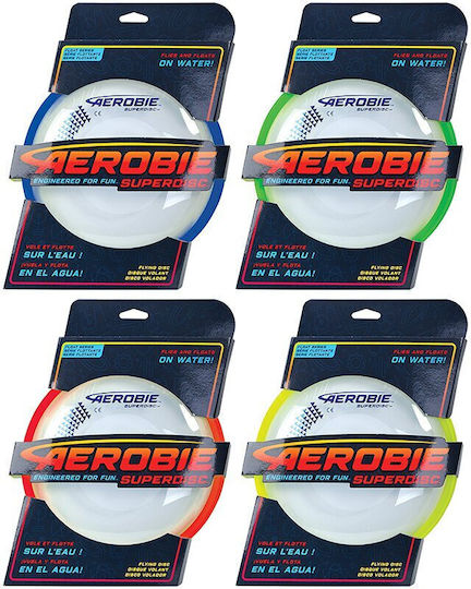 Aerobie Superdisc Frisbee Plastik mit Durchmesser 25 cm Gelb